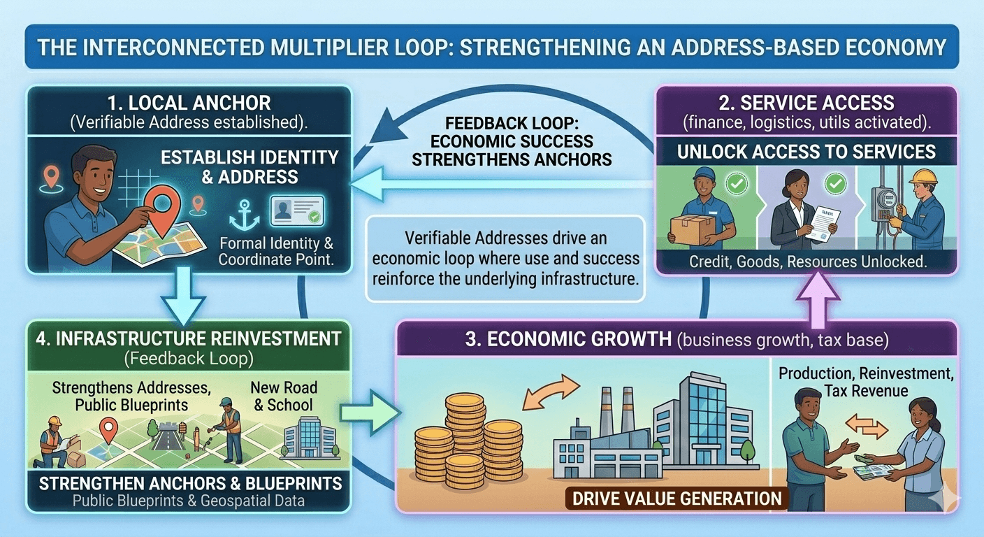The Economic Multiplier Effect of Address Certainty