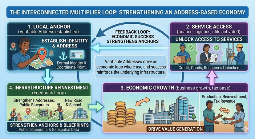 The Economic Multiplier Effect of Address Certainty