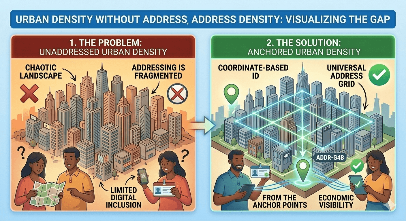 Urban Density Without Address Density