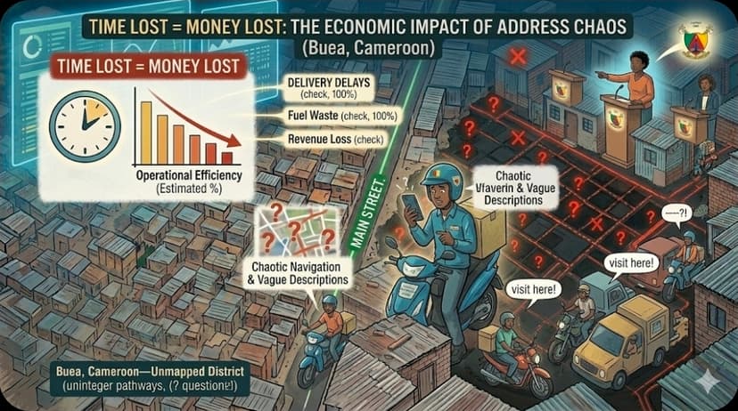 The Cost of Ambiguity: How Inaccurate Addressing Erodes Economic Efficiency
